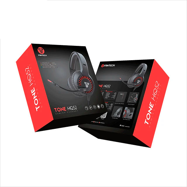 Audífonos FANTECH HQ52 TONE Retro RGB Headset with Volume Control