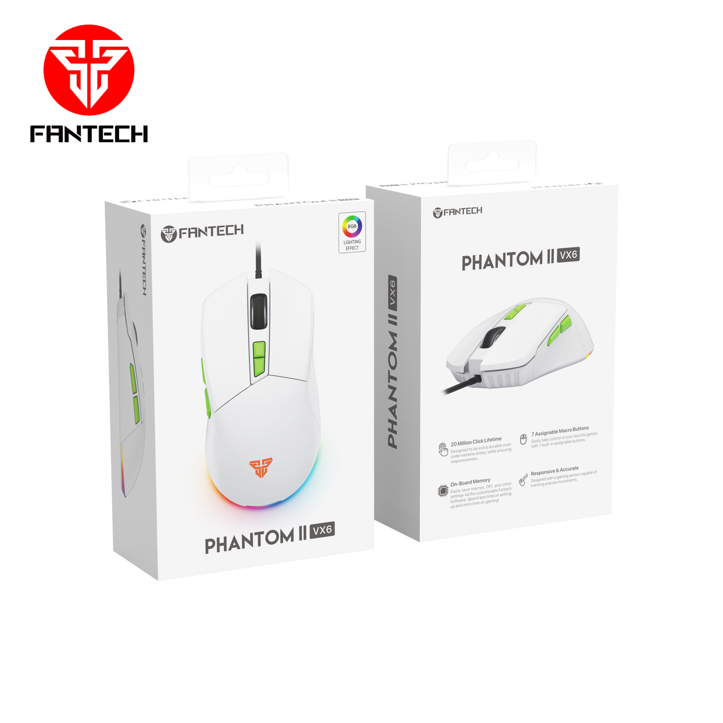 Fantech Phantom II VX6 RGB Precision Mouse