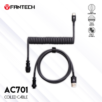 Fantech AC701 Rizado USB C - USB A Cable