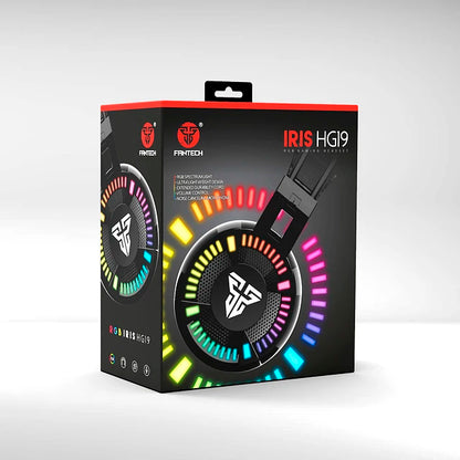 Audífonos FANTECH HG19 RGB Chroma USB & Dual Plug Headset