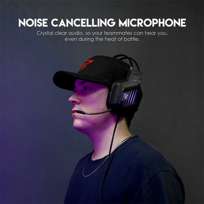 Audífonos FANTECH HG24 RGB 7.1 Surround Headset with Noise Cancelling