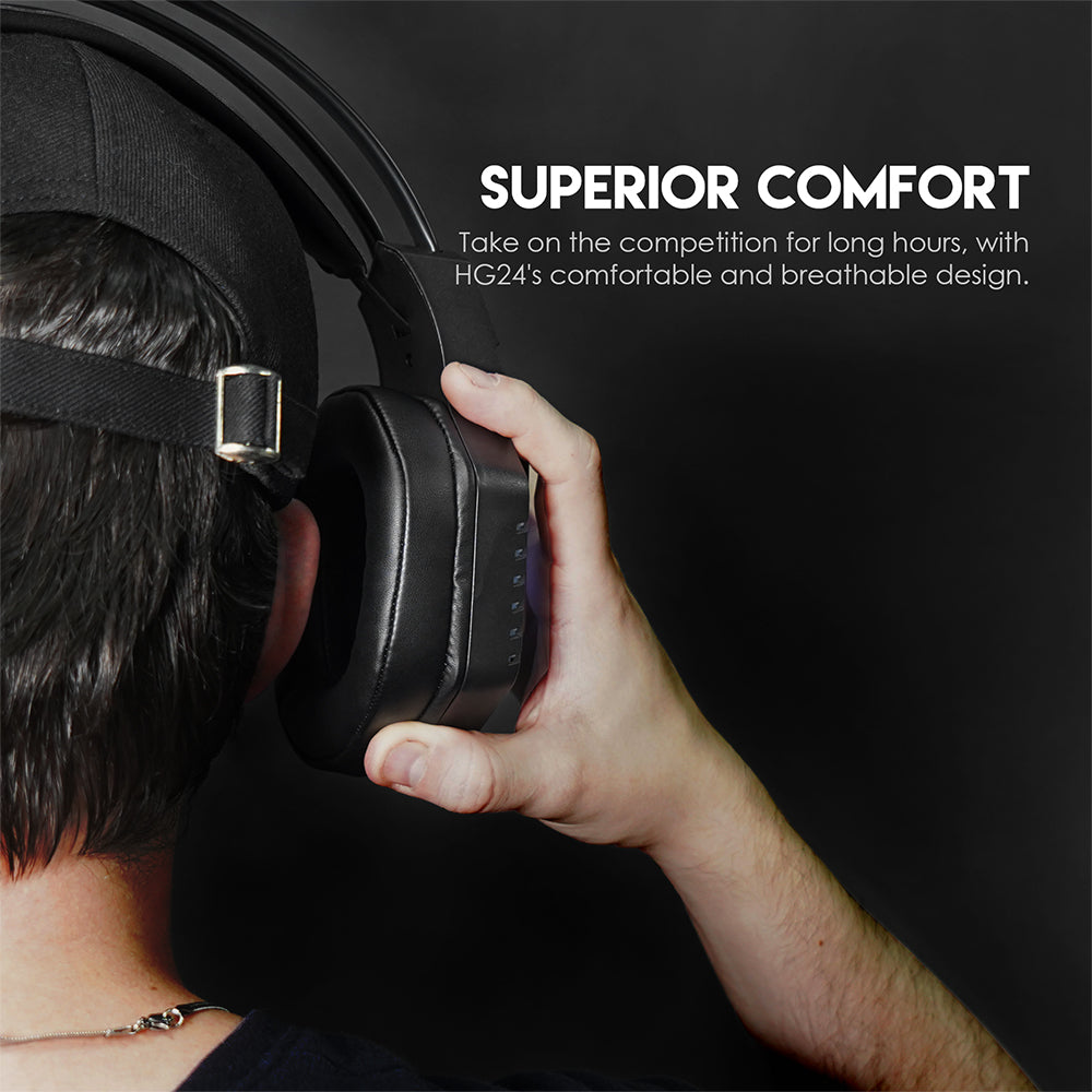 Audífonos FANTECH HG24 RGB 7.1 Surround Headset with Noise Cancelling