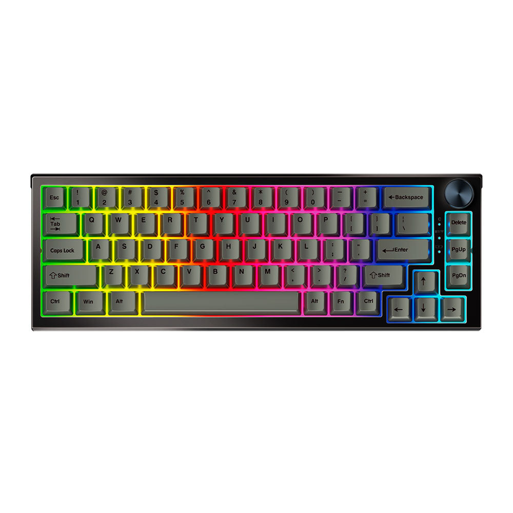 Teclado FANTECH MK858 MAXFIT67 Wireless RGB Mechanical Keyboard with Brown Switch & USA Layout