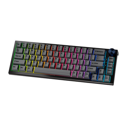 Teclado FANTECH MK858 MAXFIT67 Wireless RGB Mechanical Keyboard with Yellow Switch & USA Layout