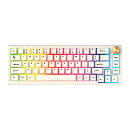 Teclado FANTECH MK858 MAXFIT67 Wireless RGB Mechanical Keyboard with Brown Switch & USA Layout