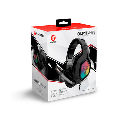 Audífonos FANTECH MH83 OMNI 5-Color RGB Gaming Headset with Detachable Mic