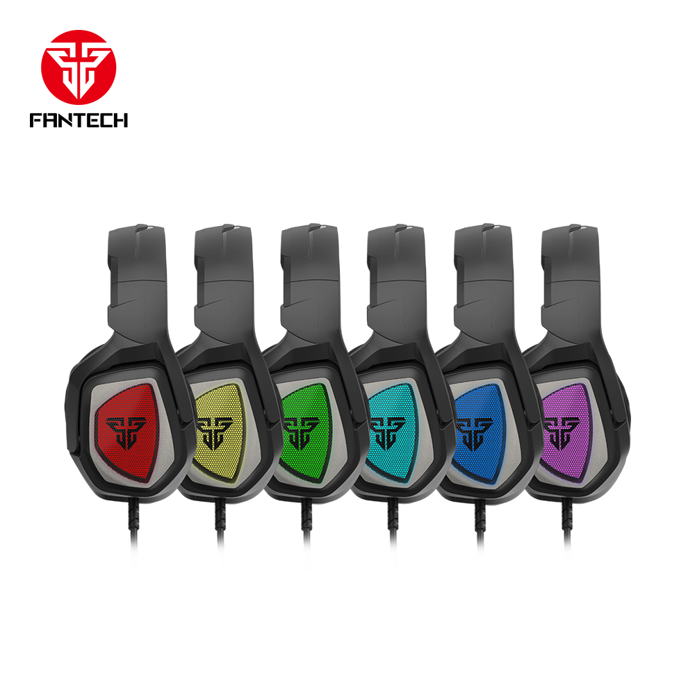 Audífonos FANTECH MH84 JADE RGB 7.1 Gaming Headset with Retractable Mic & Noise Cancelling
