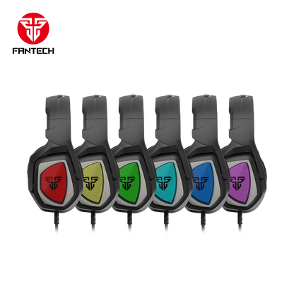 Audífonos FANTECH MH84 JADE RGB 7.1 Gaming Headset with Retractable Mic & Noise Cancelling