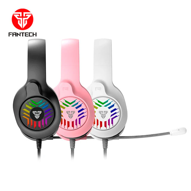 Audífonos FANTECH MH87 BLITZ RGB Gaming Headset with Noise Cancelling & RGB Lighting