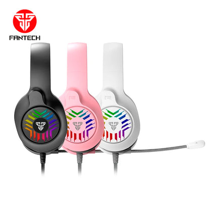 Audífonos FANTECH MH87 BLITZ RGB Gaming Headset with Noise Cancelling & RGB Lighting