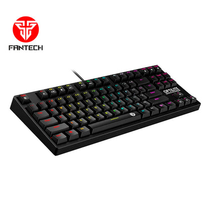 Teclado FANTECH MK872 OPTILITE RGB Optical Mechanical Keyboard Tournament Edition - Hotswappable Blue Switch / USA