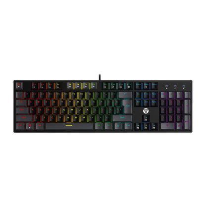 Teclado FANTECH MK886V2 ATOM104 RGB Hotswappable Mechanical Keyboard - Red Switch USA Layout
