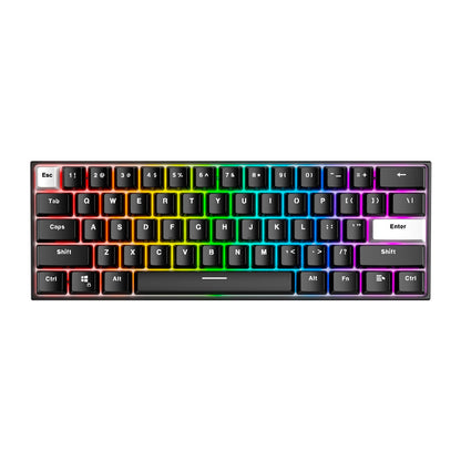 Teclado FANTECH MK857 MAXFIT 61 Wireless RGB Mechanical Keyboard with Blue Switch & Bluetooth Blue Switch / USA