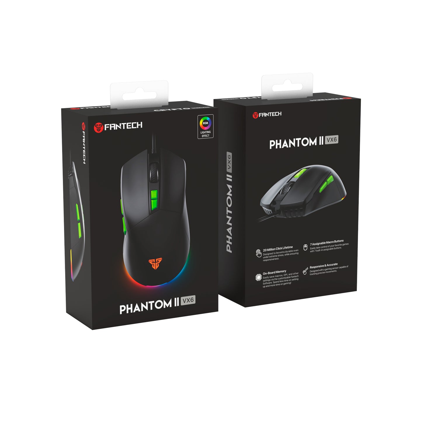 Fantech Phantom II VX6 RGB Precision Mouse