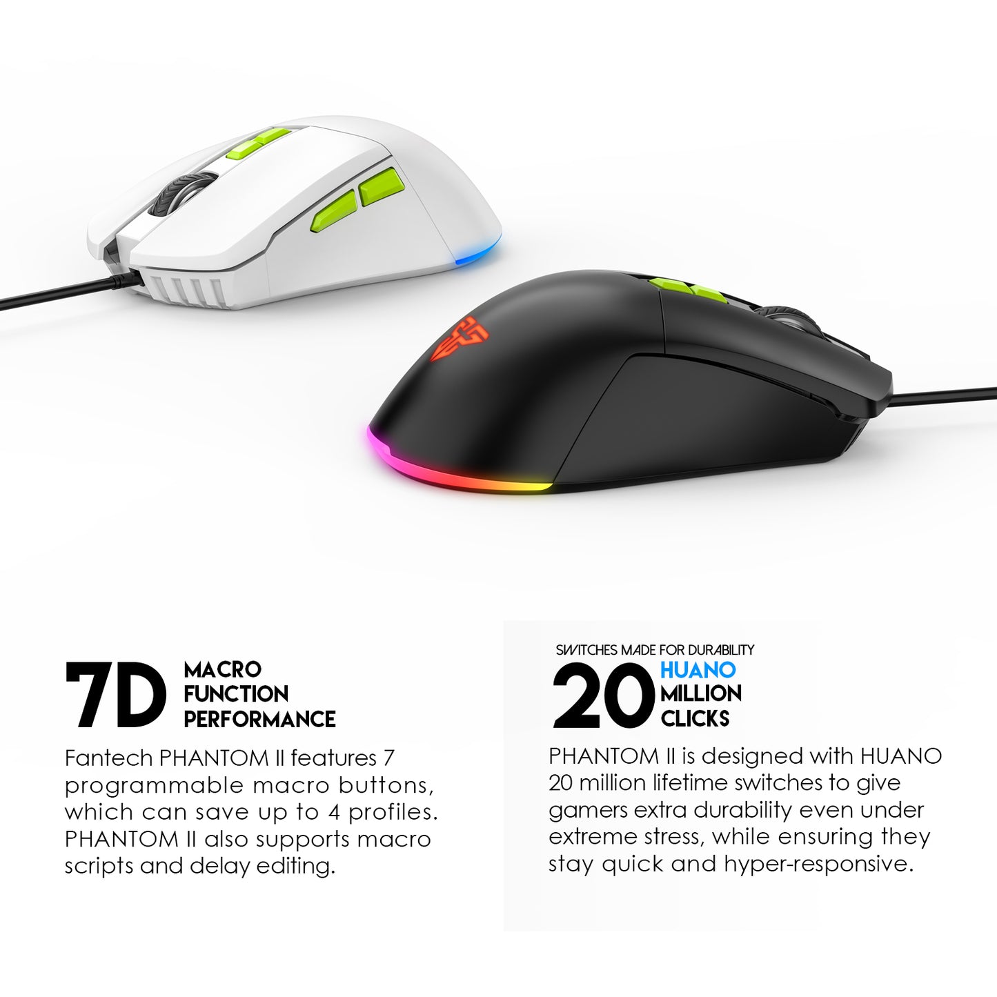 Fantech Phantom II VX6 RGB Precision Mouse