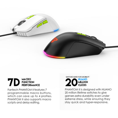 Fantech Phantom II VX6 RGB Precision Mouse