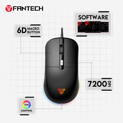 Fantech KANATA VX9s RGB Multi-Style Mouse