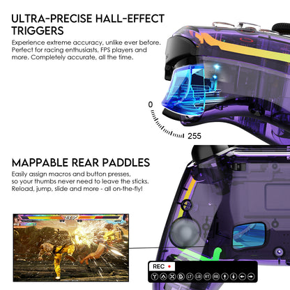 Fantech WGP14V2 NOVA PRO Atomic Purple Wireless Control Inalámbrico