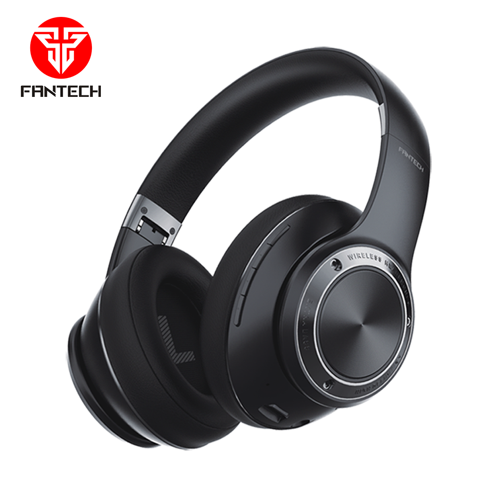 Audífonos FANTECH WH01 Wireless Headphones with Low Latency, 60 Hours Battery & BT 5.0