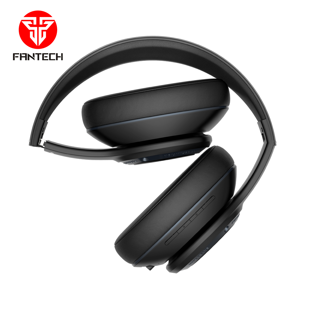 Audífonos FANTECH WH01 Wireless Headphones with Low Latency, 60 Hours Battery & BT 5.0