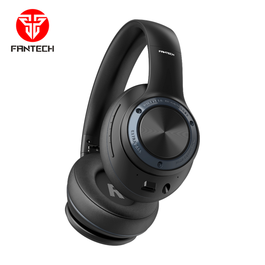 Audífonos FANTECH WH01 Wireless Headphones with Low Latency, 60 Hours Battery & BT 5.0