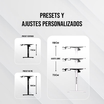 WorkStation WS311 Pro Elevación Desk Escritorio